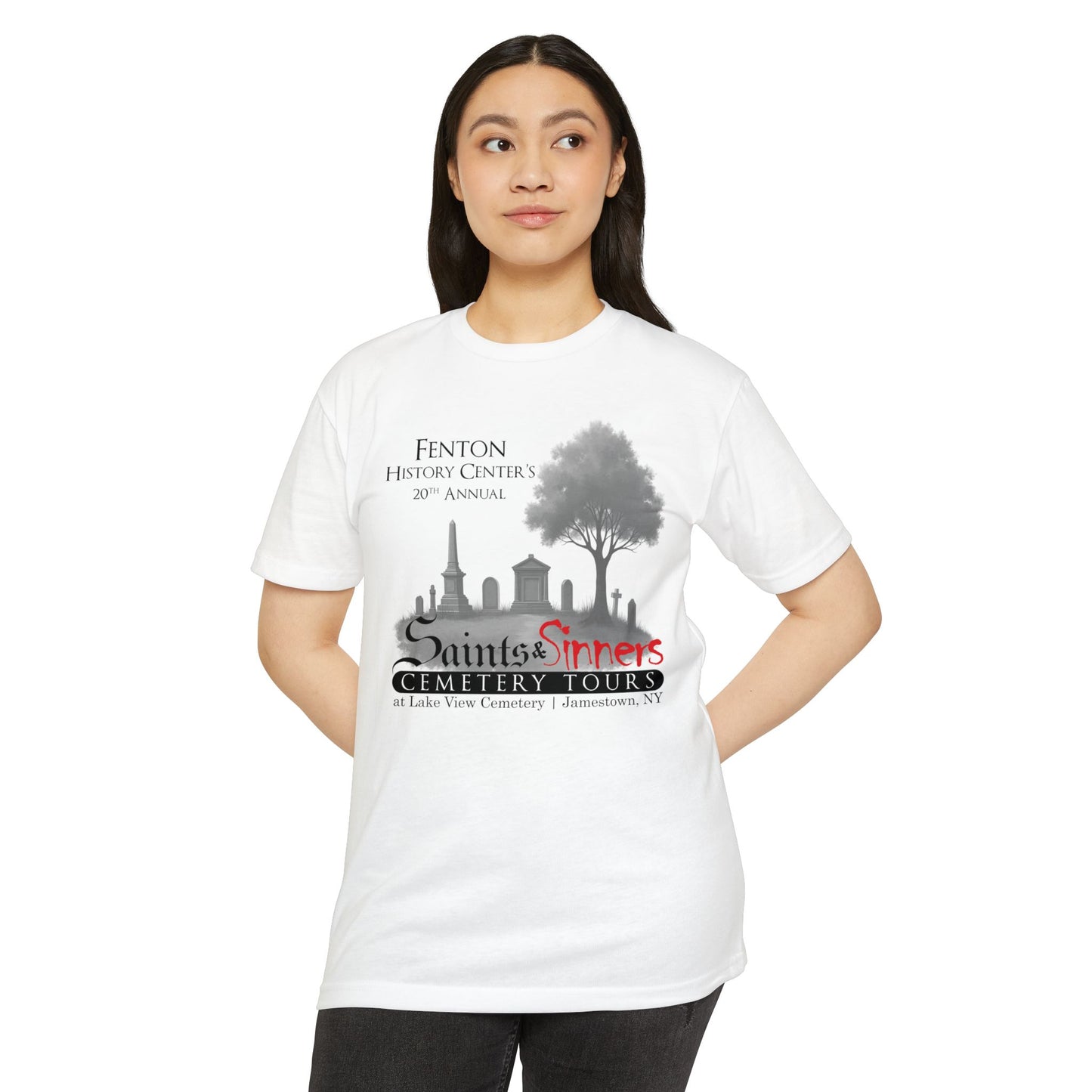 20th Annual Saints & Sinners Cemetery Tours (60C/40P T-shirt)