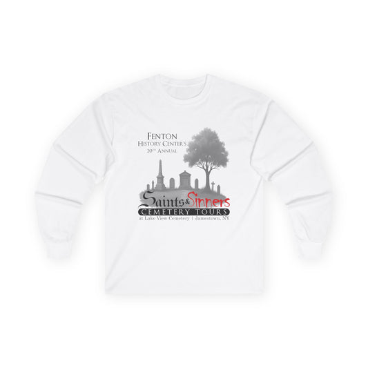 20th Annual Saints & Sinners Cemetery Tours Shirt (Cotton Long Sleeve Shirt)