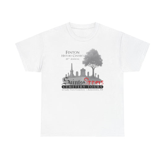 20th Annual Saints & Sinners Cemetery Tours (Cotton T-shirt)