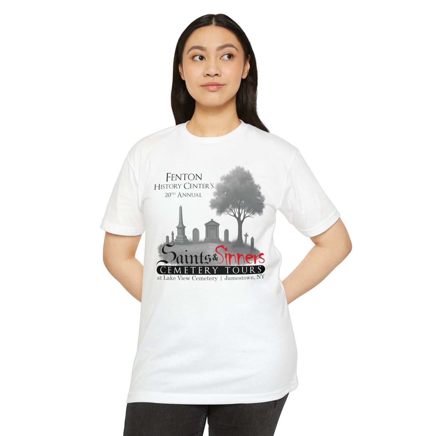 20th Annual Saints & Sinners Cemetery Tours (60C/40P T-shirt)