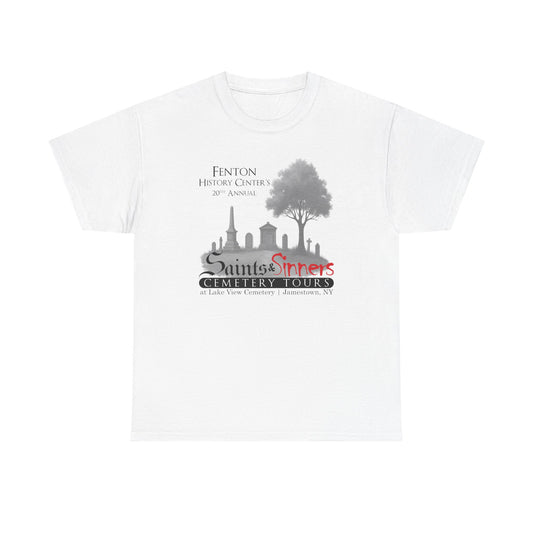 20th Annual Saints & Sinners Cemetery Tours (Cotton T-shirt)
