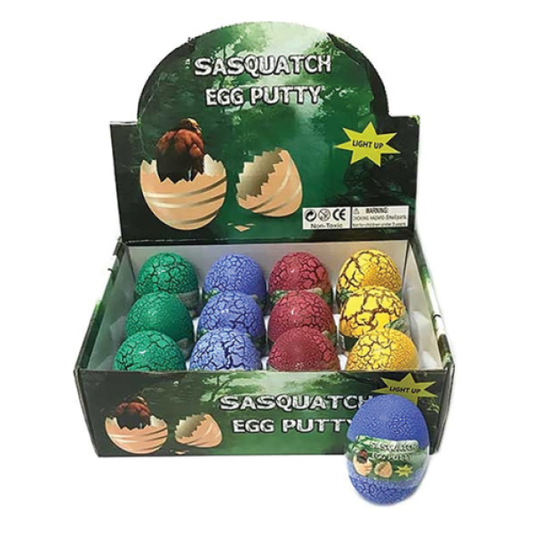 Light Up Sasqautch Egg Putty